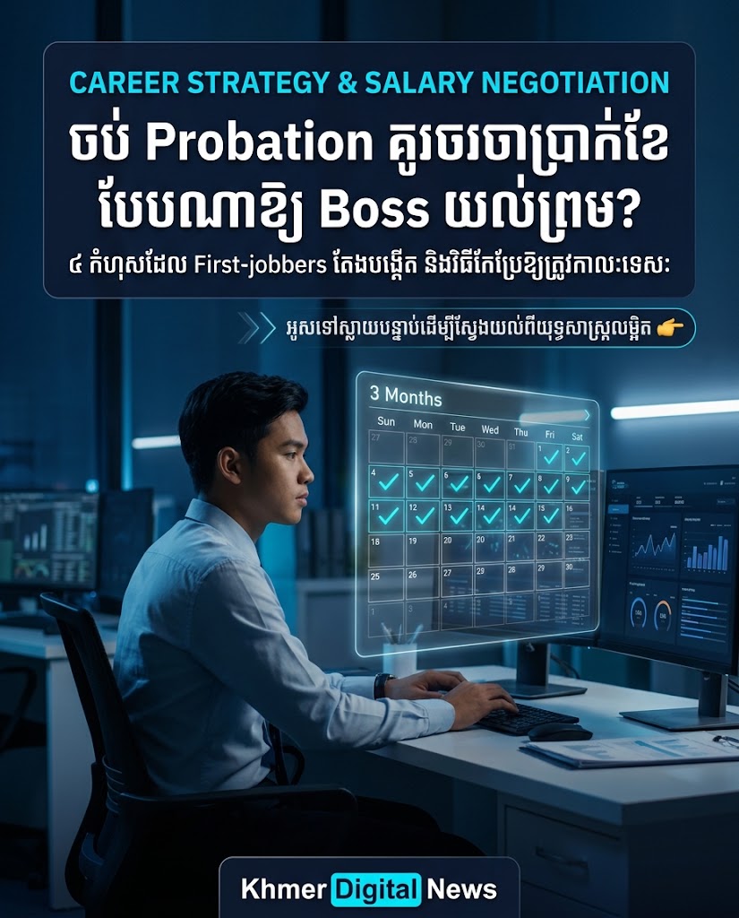 គន្លឹះចរចាដំឡើងប្រាក់ខែក្រោយចប់ Probation ឱ្យមានប្រសិទ្ធភាព