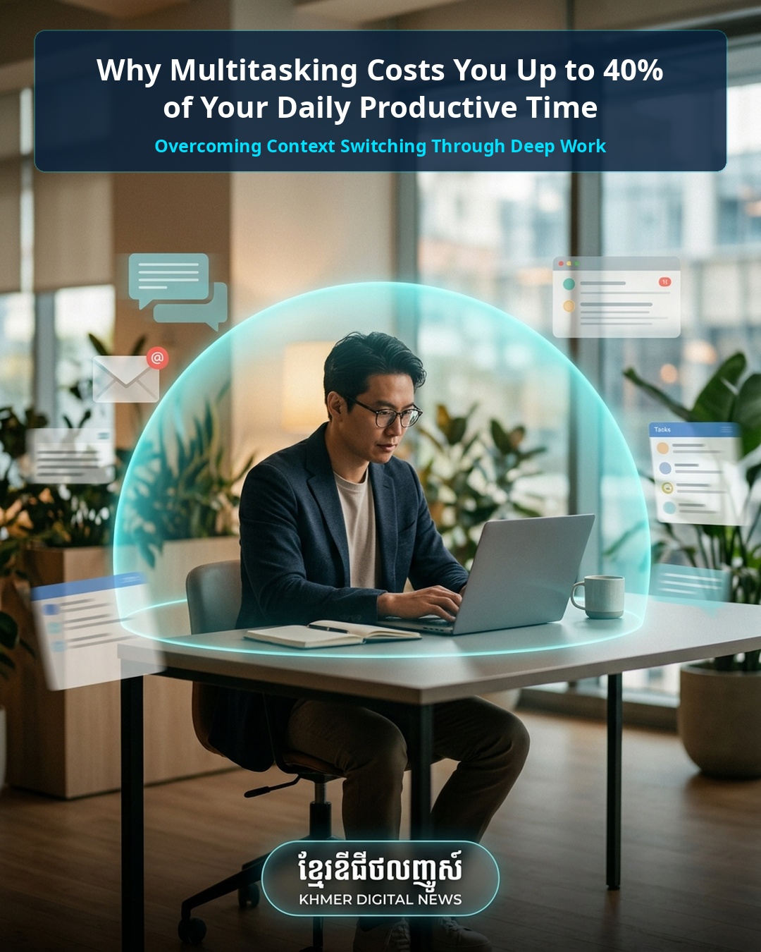Why Working 8 Hours Feels Unproductive: The Hidden Cost of Multitasking and Context Switching